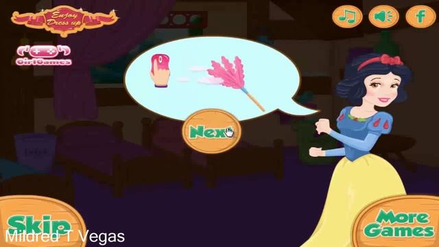 Disney Princess Game - Princess Snow White House Makeover Baby Videos Games For Kids смотреть онлайн