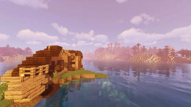 Minecraft 4K Fully Modded - Soothing hour-long gameplay смотреть онлайн