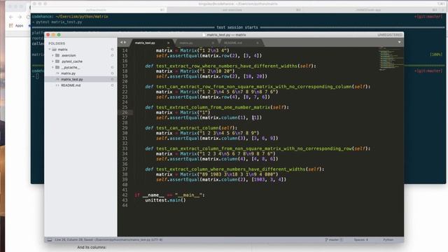 10 Learn Python Exercise | Matrix Challenge смотреть онлайн