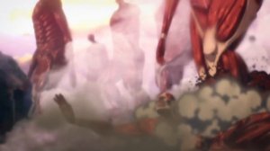 Весь бой Ханджи с титанами. Смерть. | Attack on Titan