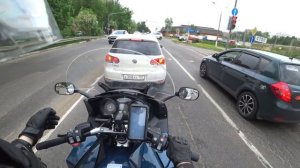 BMW K1200GT k44. миниОБЗОР в движении.