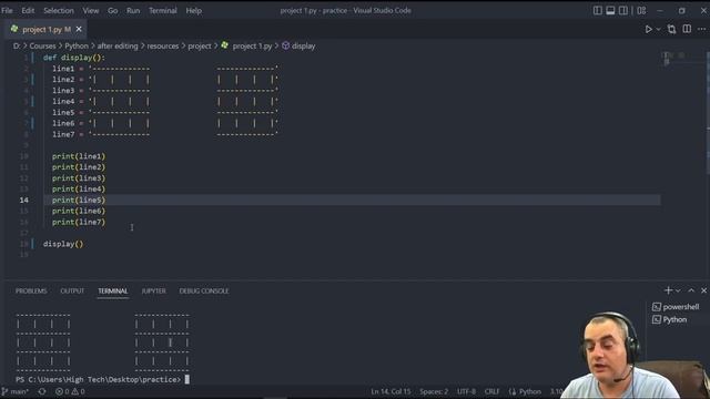 [Arabic] Python3 TIC TAC TOE Part-1 بايثون 3 بالعربي من الصفر حتى الاحتراف смотреть онлайн