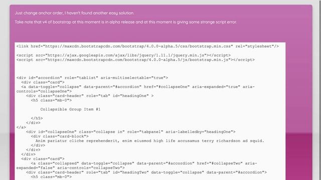How to make a Bootstrap v4 accordion collapse when clicking the whole header div? смотреть онлайн