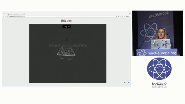 Animating the Virtual DOM - Sarah Drasner aka @sarah_edo at @ReactEurope 2017 смотреть онлайн