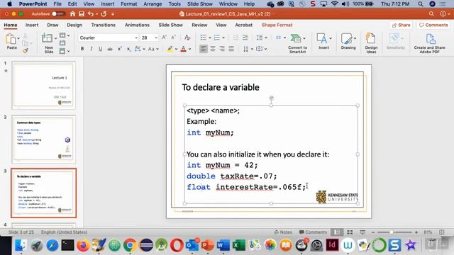 L02CSE1322Sp20 Review of CSE1321 Part 1 Variables, Control and Loop Statements, Method etc смотреть онлайн