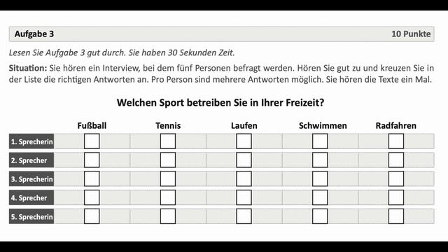 [KJ GERMAN] A2 ÖSD-Prüfungsvorbereitung HÖREN Test1 Aufgabe3 (German Listening Comprehension) смотреть онлайн