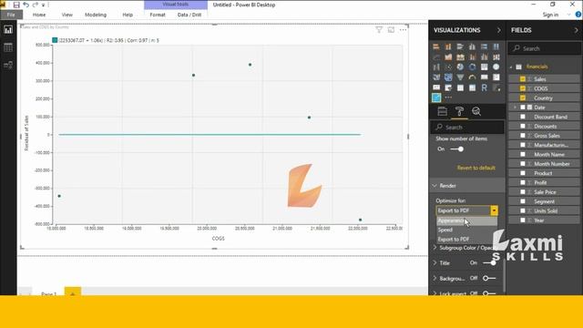 Power BI Desktop Update March 2019 Feature Custom visual Craydec Regression Chart смотреть онлайн