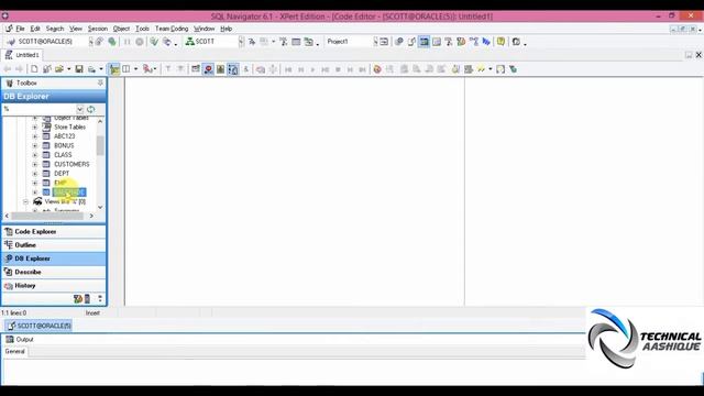 SQL-Explore Schema in SQL Navigator|SQL Tutorials for Beginners Part-16(Hindi)|#Technical Aashique смотреть онлайн