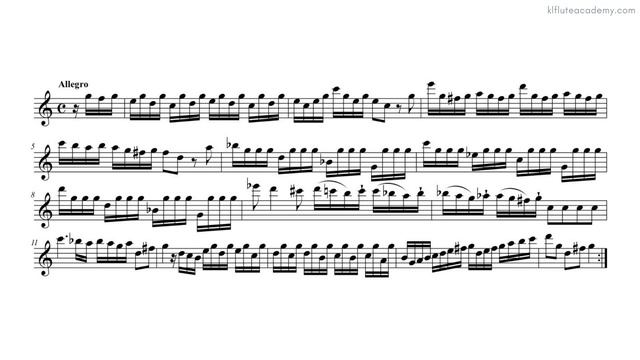Georg Philipp Telemann - Cantabile 60 & 88 (Actual Speed) Piano Accompaniment with metronome смотреть онлайн
