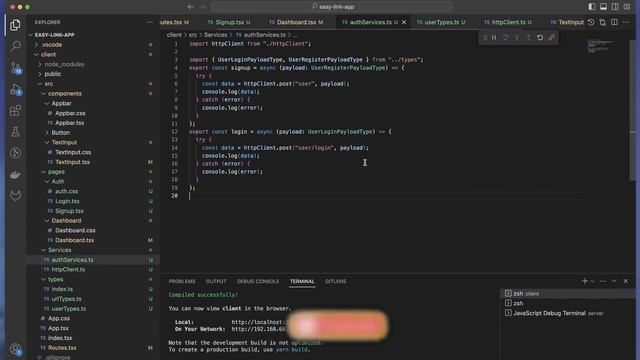 URL shortener part 4 -React user login and signup | private and public route | access token смотреть онлайн