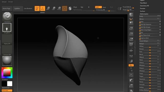 Альфа каналы часть два. ZBrush смотреть онлайн