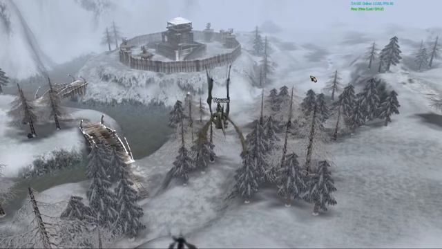 Ла2 сверху на виверне. Lineage 2