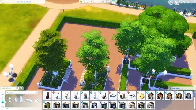 [NEWCREST] Twin Oracle Point Park | Little Boxes Project | The Sims 4 Speed Build смотреть онлайн
