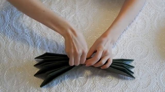 Лотос из салфеток DIY смотреть онлайн