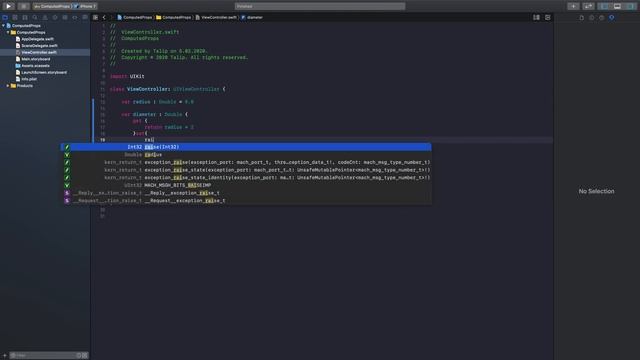 Swift iOS How to use computed properties(getter , setter) смотреть онлайн