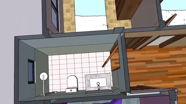 SIMPLE HOUSE SKETCH UP MODEL 2 смотреть онлайн