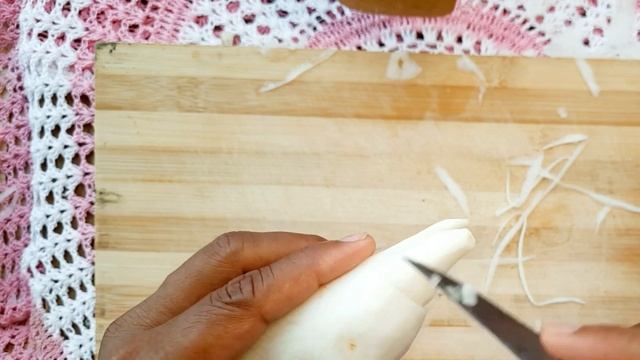 Dolphin | White Reddish Dolphin | Vegetable Carving