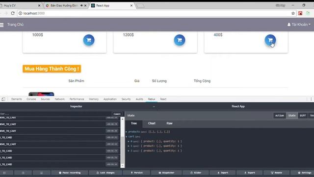 Shopping-cart project using react-redux смотреть онлайн