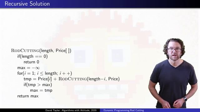 Dynamic Programming: the Rod Cutting Problem смотреть онлайн