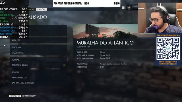 ?? SNIPER ELITE 5 RX 580 8GB 2048SP JIESHUO XEON E3 1270V3 (i7 4790) FULL HD, 2K E 4K