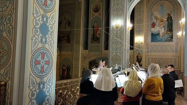 Песнь Богоро́дицы «Величит душа моя Господа…» (Н.Богодаева). Регент Екатерина Артюхова. смотреть онлайн