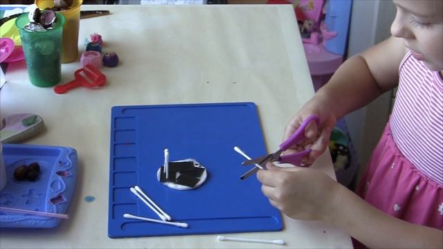 Ежик из ватных палочек смотреть онлайн