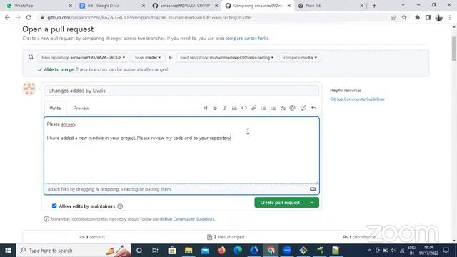 Git live class - GitHub Fork 2022-11-17 смотреть онлайн