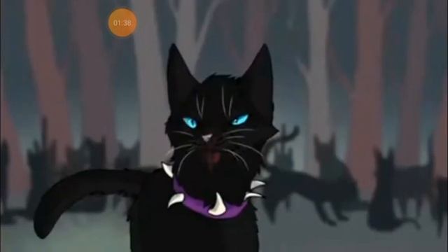 Коты воители Бич. Кровавое племя против Грозового племени. смотреть онлайн