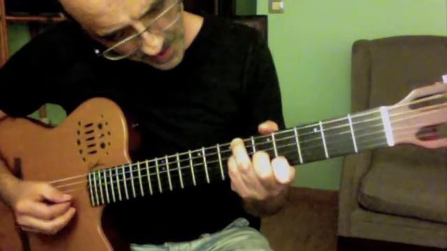 My Funny Valentine. Chord melody. Solo Jazz guitar. Godin Multiac SA смотреть онлайн