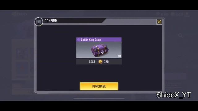Goblin King Crate Opening Call Of Duty Mobile смотреть онлайн