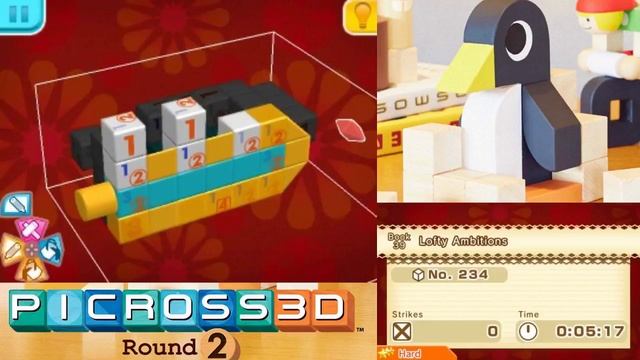 Picross 3D Round 2! Book 39 Lofty Ambitions Puzzle 233-235 Hard Mode смотреть онлайн