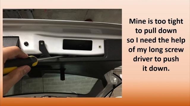 Zafira B / Tailgate Interior Cover Panel Removal - How To