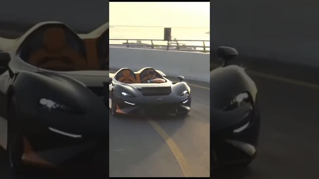 The supercar without a roof or windshield McLaren Elva смотреть онлайн