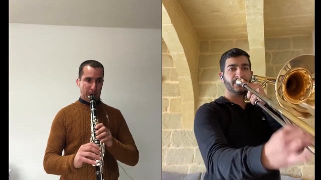 Take Five - Clarinet and Trombone Duet смотреть онлайн