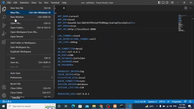 05. Create first file in Laravel 9 | Simple change in file laravel 9 смотреть онлайн