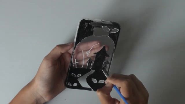 Как сделать оригинальный чехол на Хэллоуин | Поделка на Хэллоуин | Handmade on Halloween смотреть онлайн