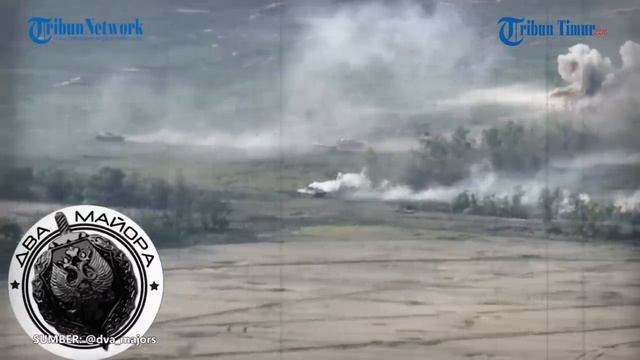 FULL Pertempuran Habis-habisan, 1 Tank Rusia Vs Lapis Baja Ukraina Dan  Diakhiri Serangan Rudal