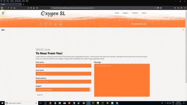 Microsoft Offcanvas Menu Oxygen смотреть онлайн