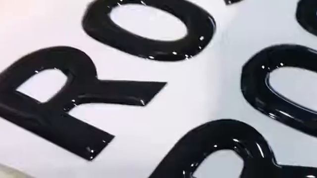 Процесс изготовления объемной наклейки смотреть онлайн