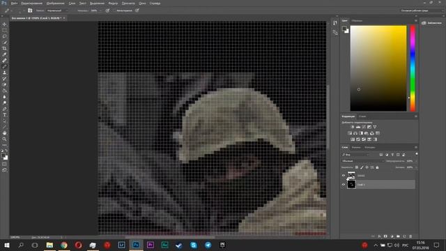 ?Photoshop урок. Как сделать Pixel-art. Пиксель арт.(Без навыка рисования) Cc 2015