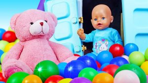 Игровой домик для куклы БЕБИ БОН! - Весёлые игры дочки матери с Baby Born. Мультик для детей онлайн