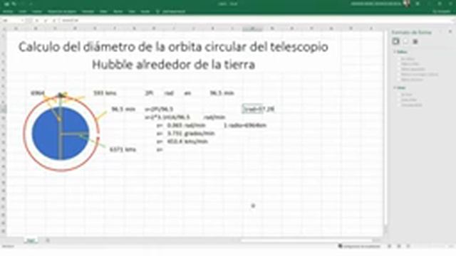 Calculo de velocidades de satélites y cuerpos celestes смотреть онлайн