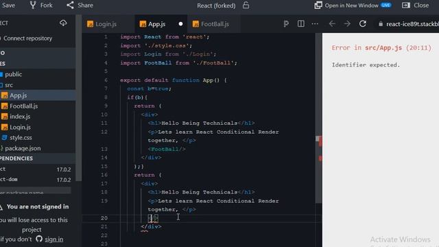 Conditional Rendering in React |Easy React Tutorial Series:| React Tutorial In Hindi смотреть онлайн