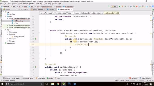 Firebase Authentication with Custom User Fields in Android смотреть онлайн