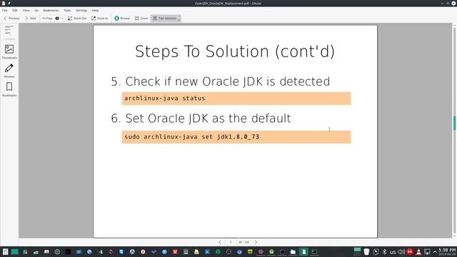 Replace OpenJDK with Oracle JDK on Manjaro Linux KDE смотреть онлайн