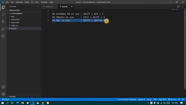 How To Auto Format code in Visual Studio Code смотреть онлайн