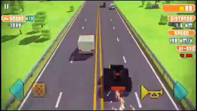 Прохождение игры Blocky Highway! Часть #1! смотреть онлайн