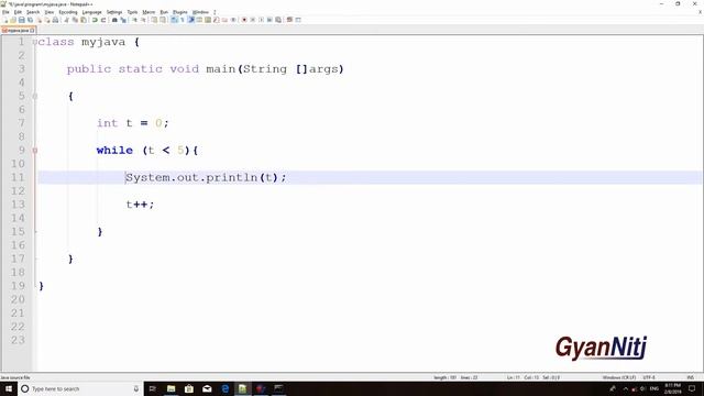JAVA Tutorial Part - 10 | How to use While Loop in Java смотреть онлайн