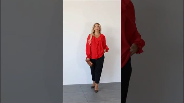 Блузка большого размера A5977766 https://lady-xl.ru/product_77766.html смотреть онлайн