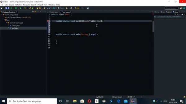 Java comparable example 2020